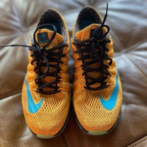 NIKE AIR MAX 2015 ORANGE GAMMA BLUE N7.  SZ 8 (men) 9 (woman)